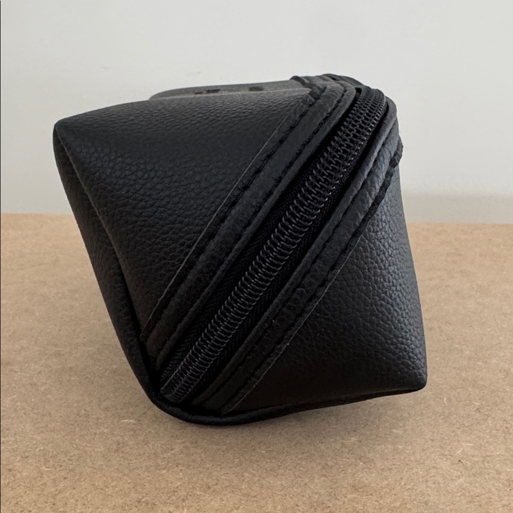 Shinola Black Leather Toiletry Bag - Picture 6 of 7